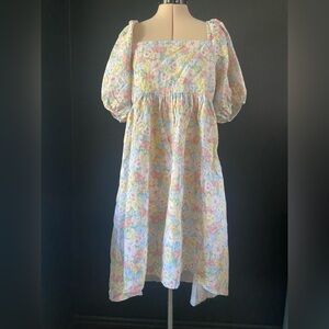 Jilllian Harris x Joe fresh linen floral dress size xl
